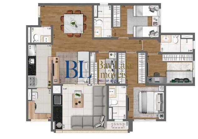 Apartamento, 4 quartos, 109 m² - Foto 9