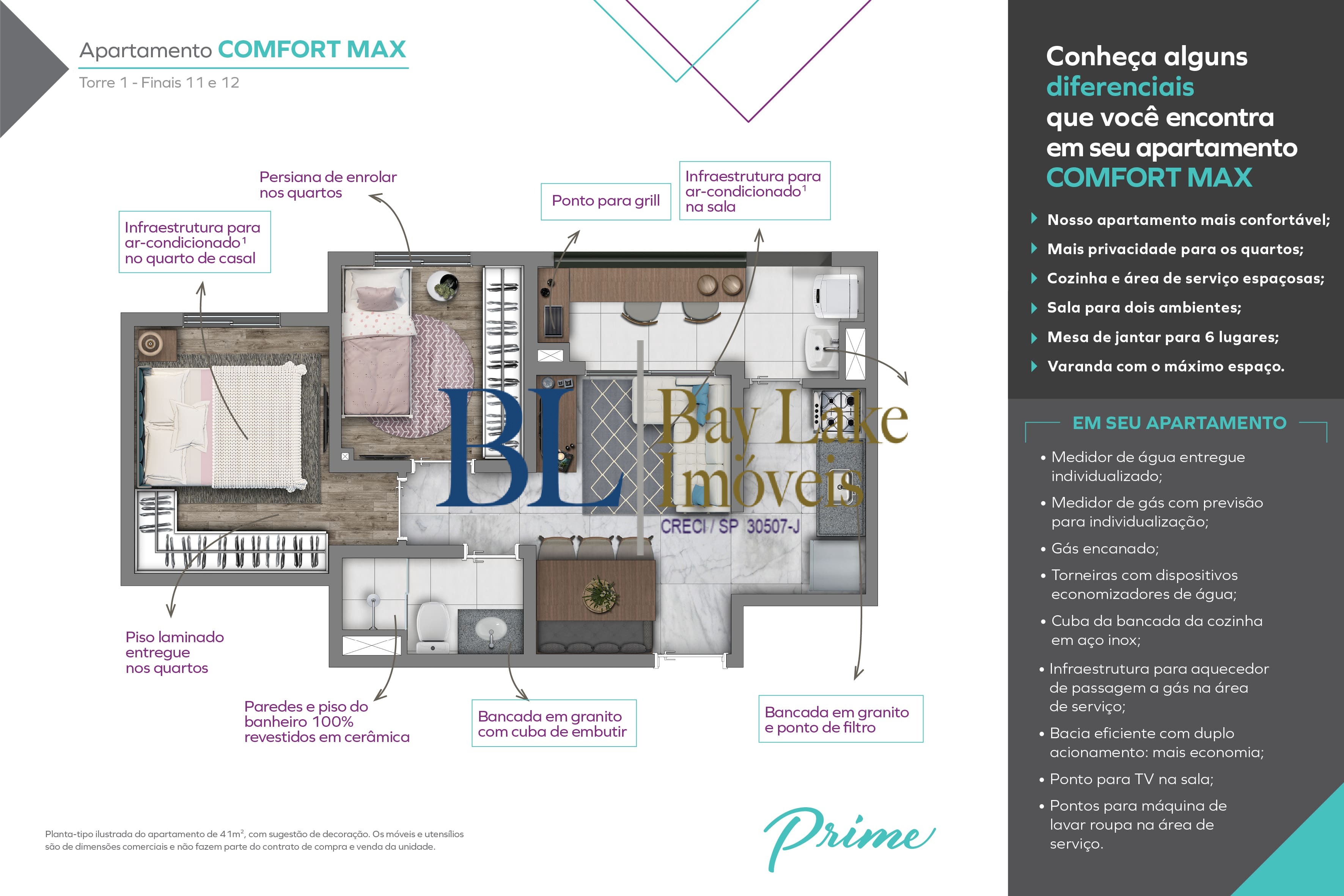 Apartamento, 2 quartos, 41 m² - Foto 1